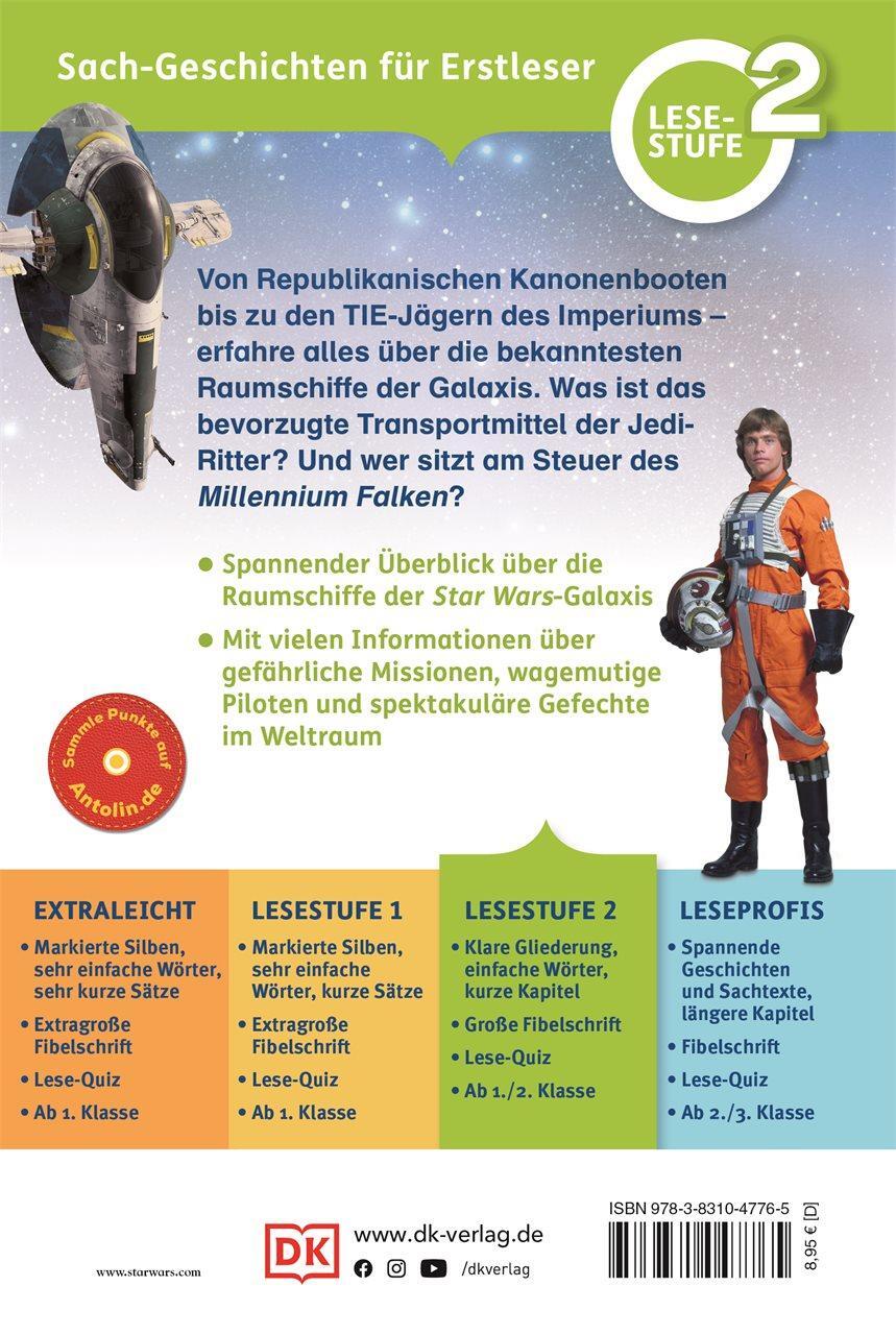 Rückseite: 9783831047765 | SUPERLESER! Star Wars(TM) Raumschiffe der Galaxis | Kosara (u. a.)