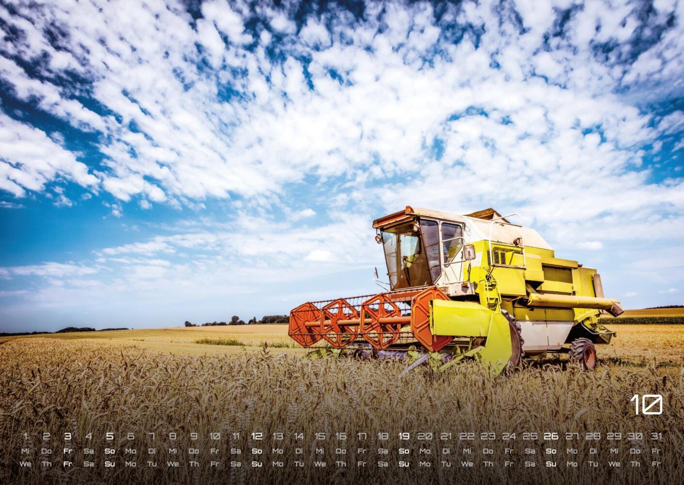 Bild: 9783986734411 | Landmaschinen - Traktor - 2025 - Kalender DIN A2 | GP-Fever.de | 15 S.