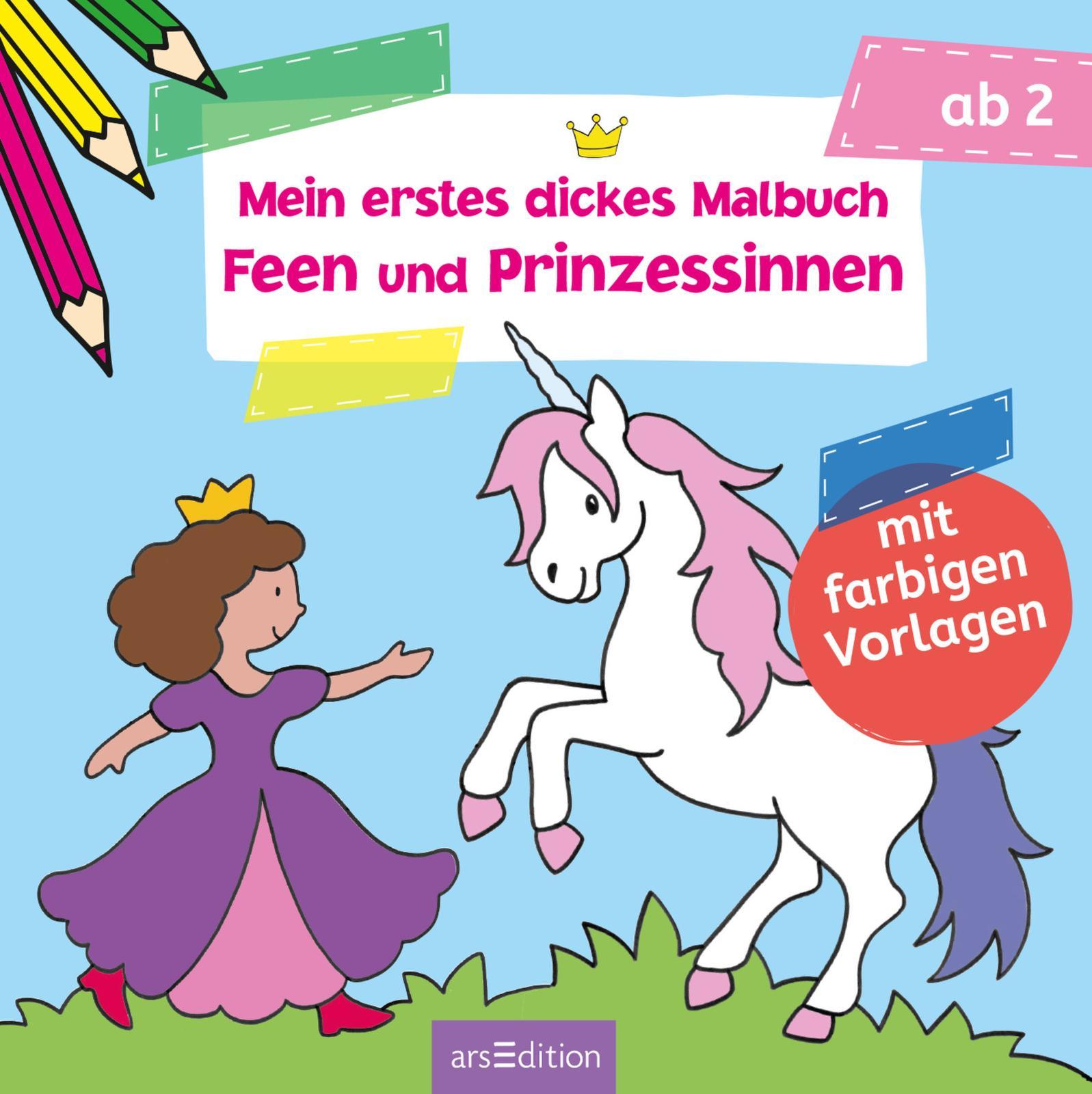 Bild: 9783845824079 | Mein erstes dickes Malbuch Feen und Prinzessinnen | Beurenmeister