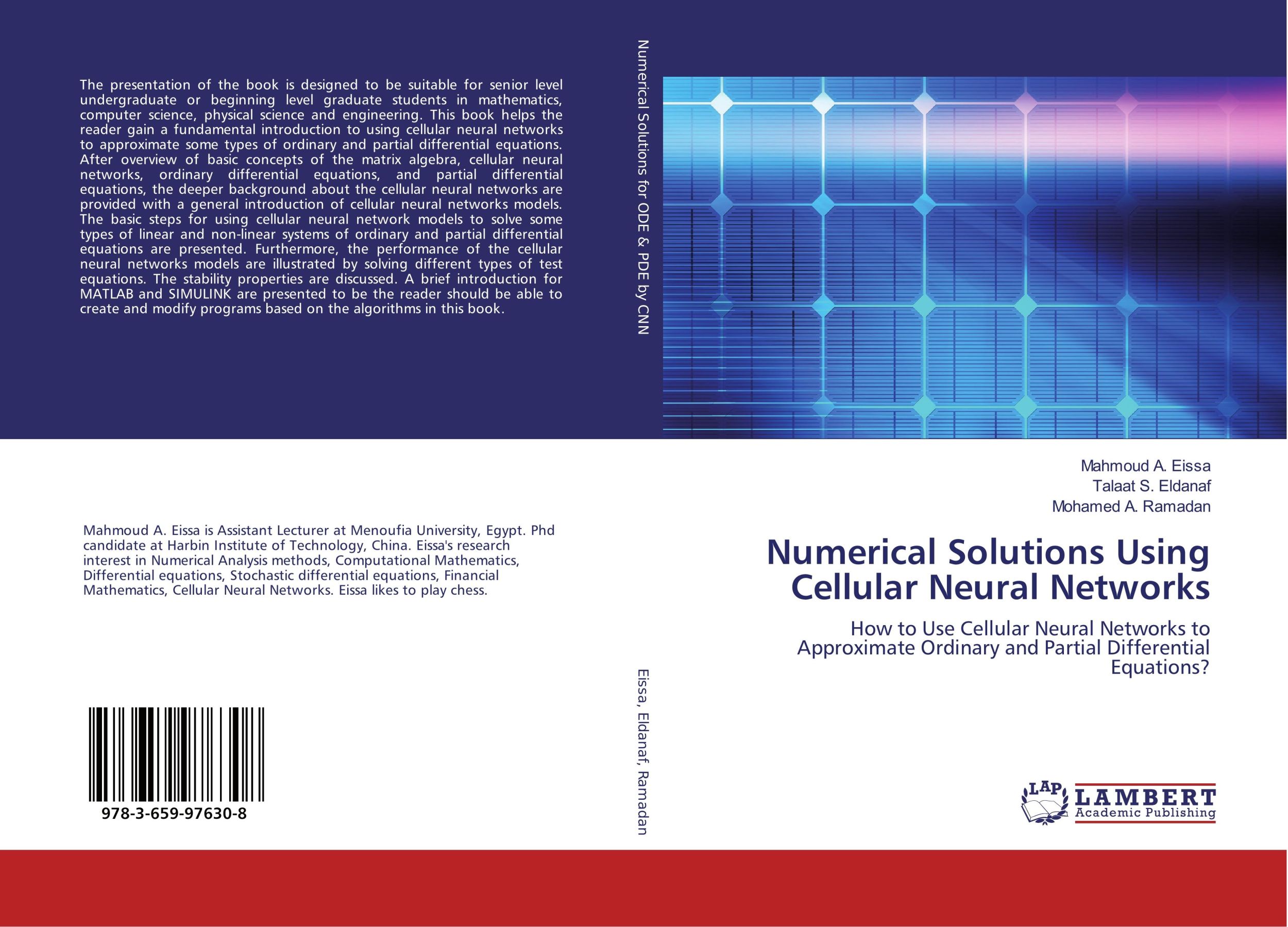 Cover: 9783659976308 | Numerical Solutions Using Cellular Neural Networks | Eissa (u. a.)