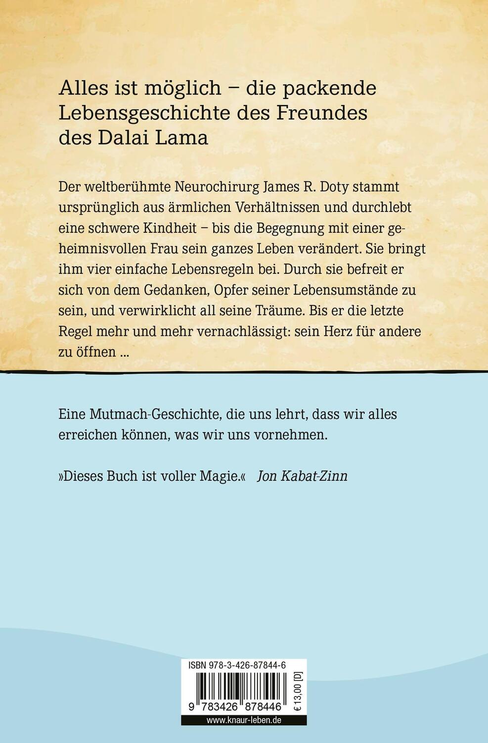 Rückseite: 9783426878446 | Das Alphabet des Herzens | James R. Doty | Taschenbuch | 272 S. | 2019