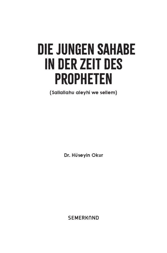 Bild: 9783957071613 | Die jungen Sahabe in der Zeit des Propheten (Sallallahu aleyhi we...