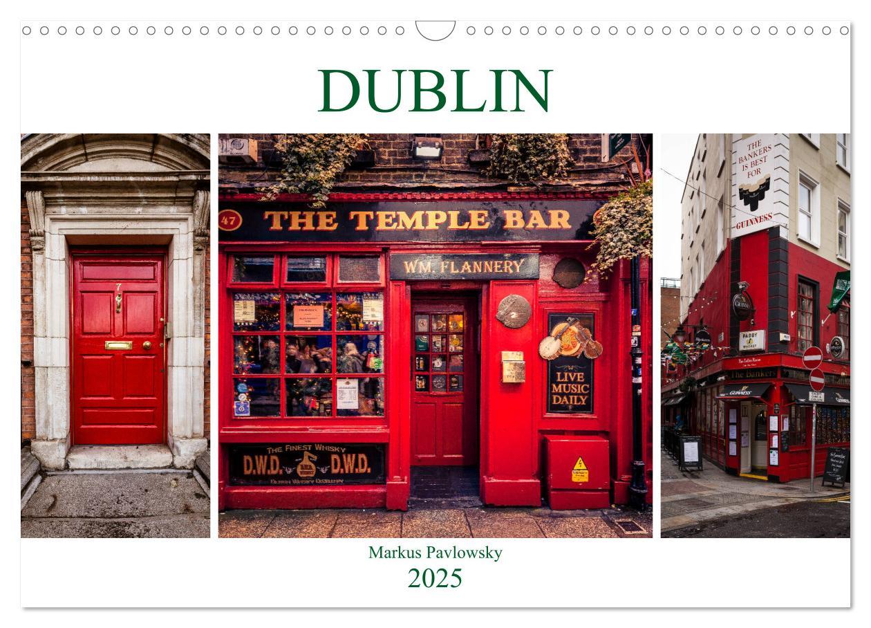 Cover: 9783435407156 | Dublin (Wandkalender 2025 DIN A3 quer), CALVENDO Monatskalender | 2025