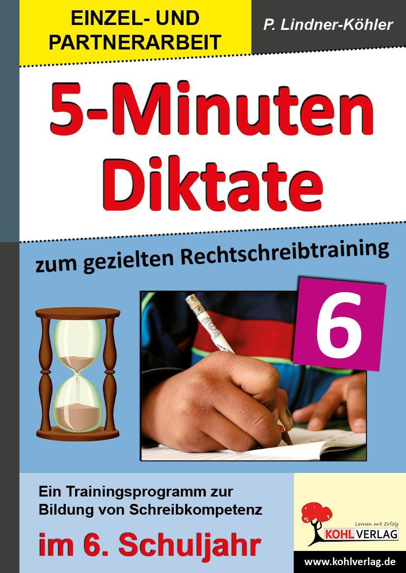 Cover: 9783866328853 | Fünf-Minuten-Diktate / 6. Schuljahr zum gezielten Rechtschreibtraining