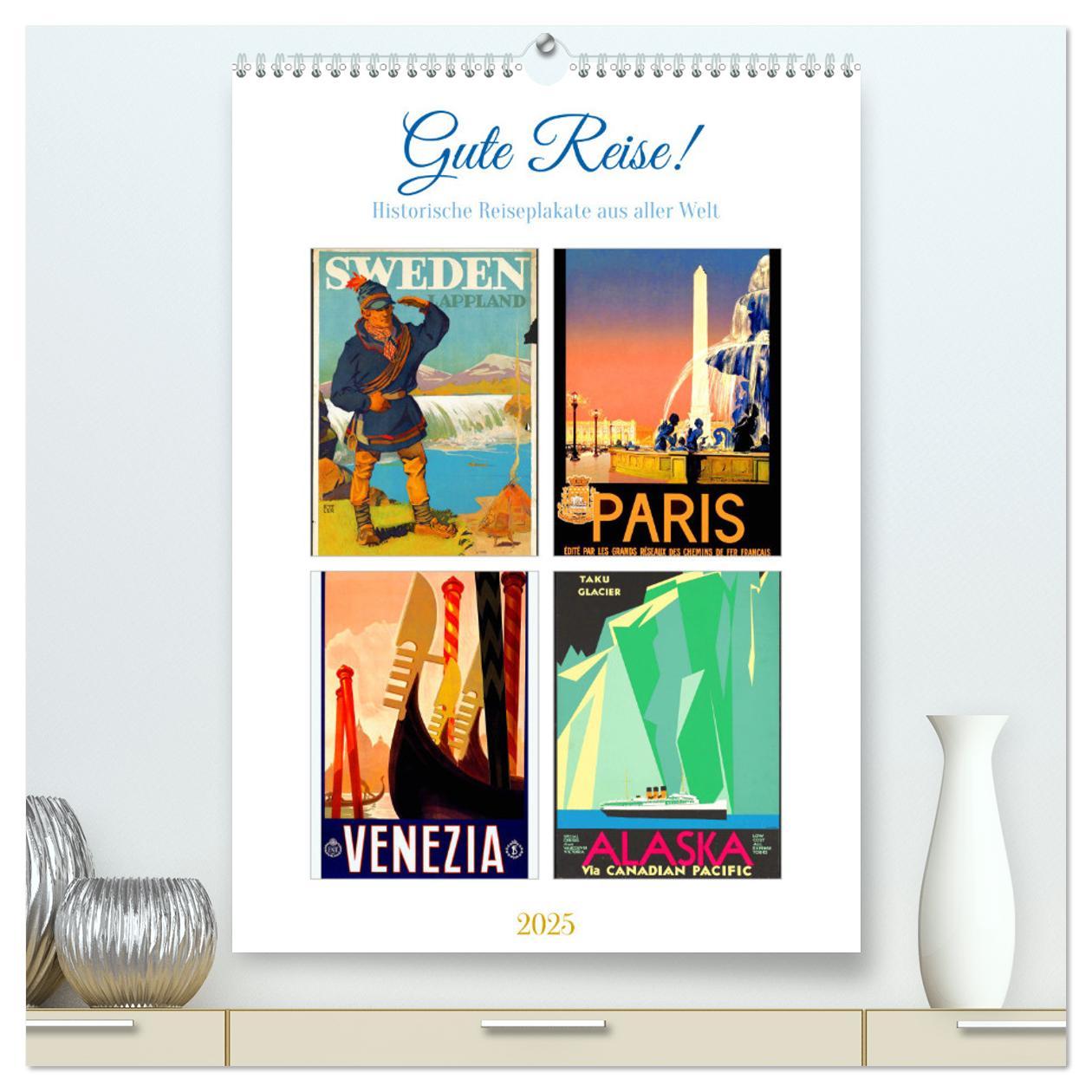 Cover: 9783435857050 | Gute Reise! (hochwertiger Premium Wandkalender 2025 DIN A2 hoch),...