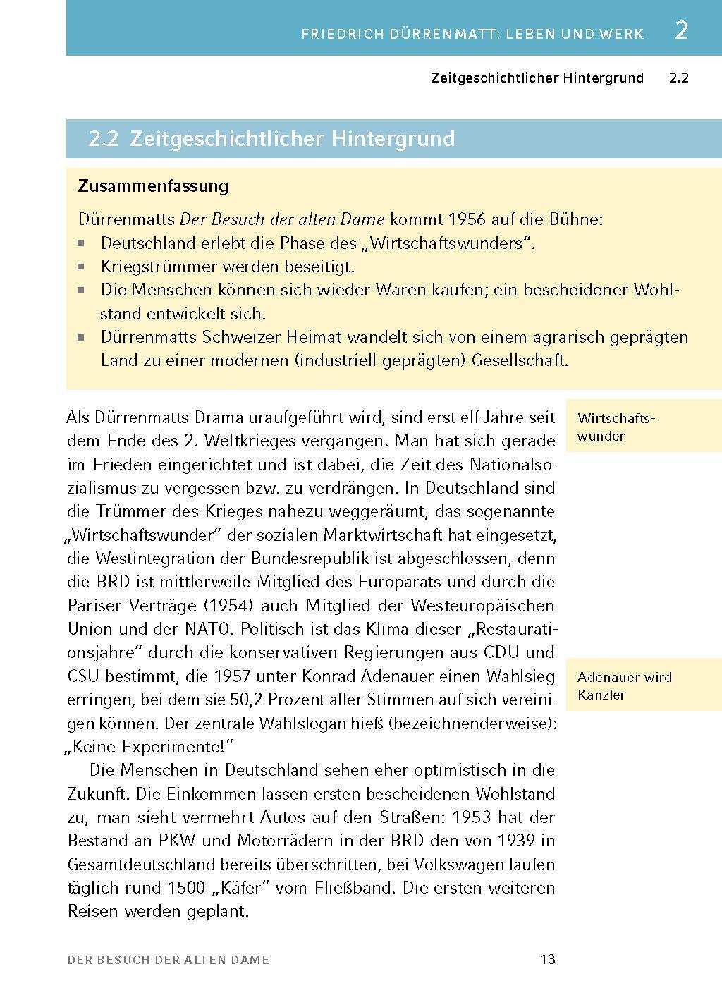 Bild: 9783804420762 | Der Besuch der alten Dame - Textanalyse und Interpretation | Buch