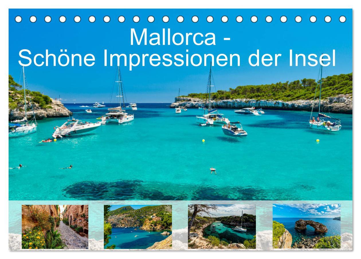 Cover: 9783435278183 | Mallorca - Schöne Impressionen der Insel (Tischkalender 2025 DIN A5...