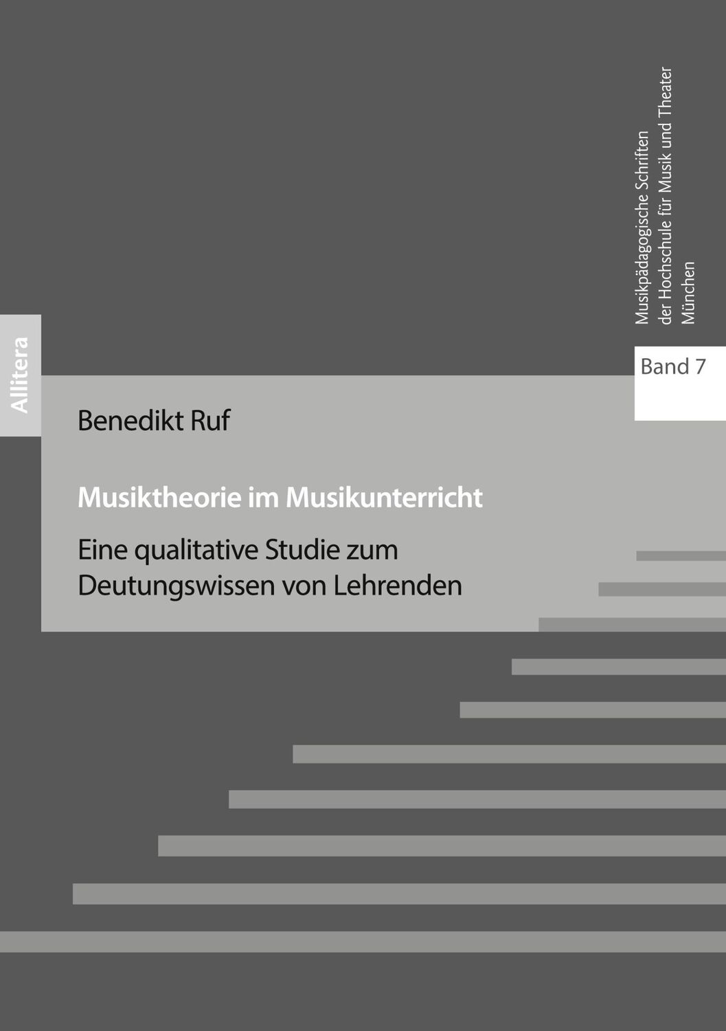 Cover: 9783962334536 | Musiktheorie im Musikunterricht | Benedikt Ruf | Taschenbuch | 380 S.