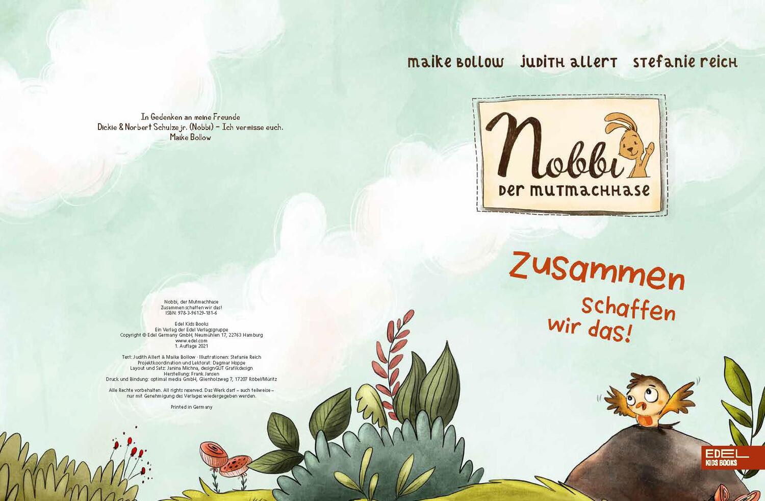 Bild: 9783961291816 | Nobbi, der Mutmachhase (Band 2) | Zusammen schaffen wir das! | Buch