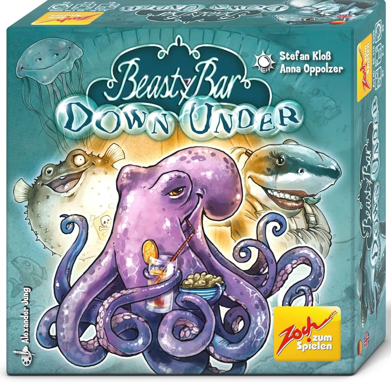 Cover: 4015682052090 | Beasty Bar - Down Under | Spiel | Deutsch | 2024 | Zoch