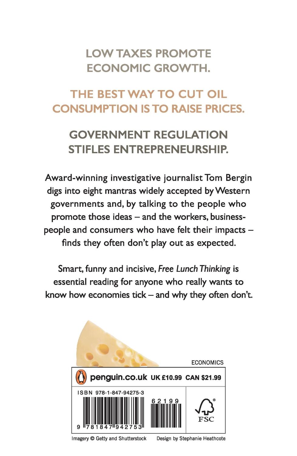 Rückseite: 9781847942753 | Free Lunch Thinking: How Economists Ruin the Economy | Tom Bergin | VI