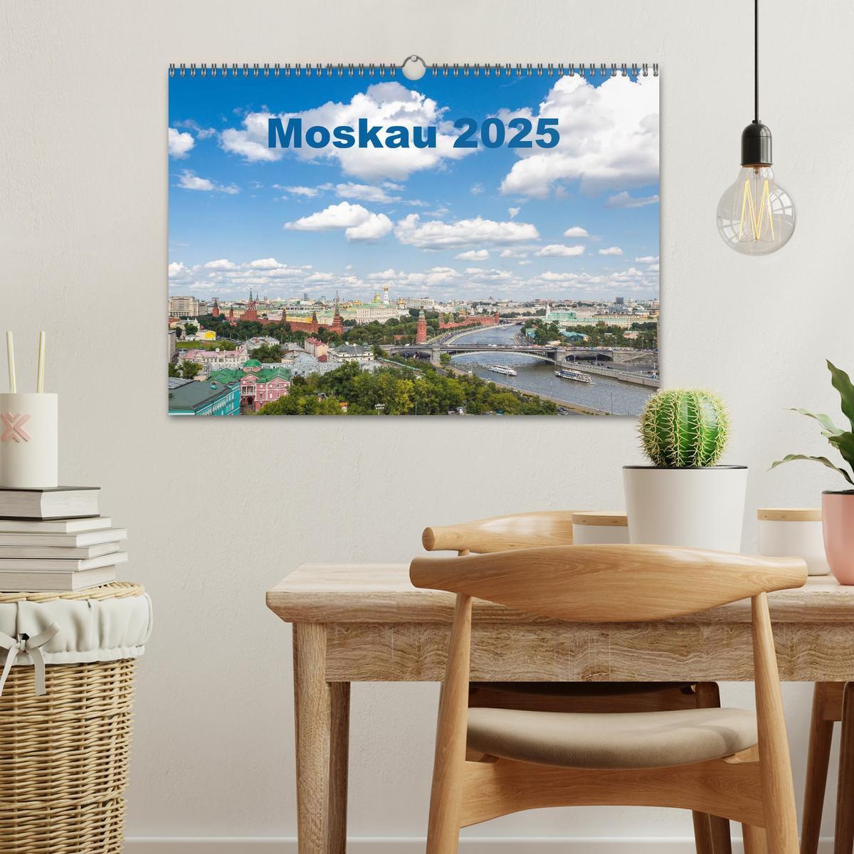 Bild: 9783435644247 | Moskau 2025 (Wandkalender 2025 DIN A3 quer), CALVENDO Monatskalender