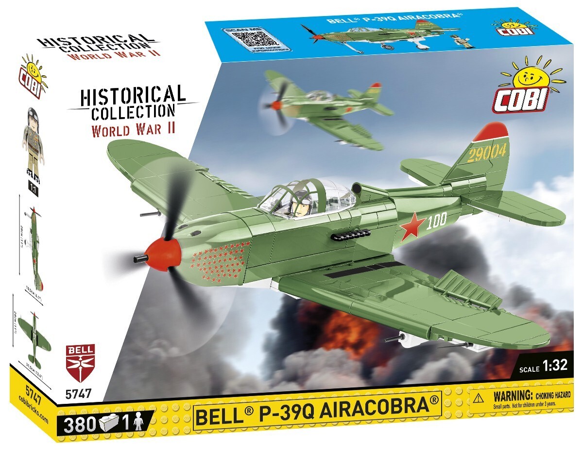 Cover: 5902251057473 | COBI Historical Collection 5747 - Bell P-39Q Airacobra SOVI, 380...