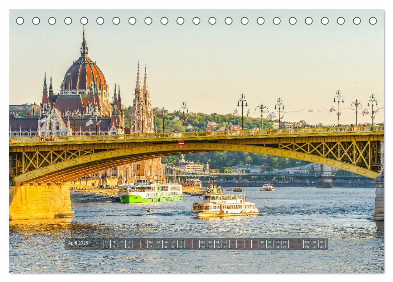 Bild: 9783435143658 | Budapest - Die Stadt an der Donau (Tischkalender 2025 DIN A5 quer),...