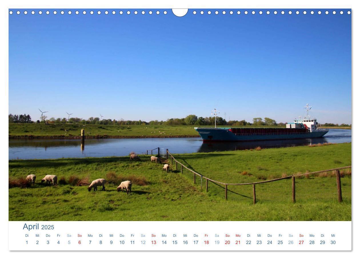 Bild: 9783435322442 | Berne 2025. Impressionen zwischen Weser und Hunte (Wandkalender...