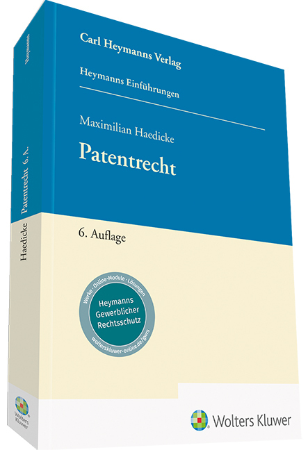 Cover: 9783452299178 | Patentrecht | Maximilian Haedicke | Buch | Deutsch | 2022 | Heymanns