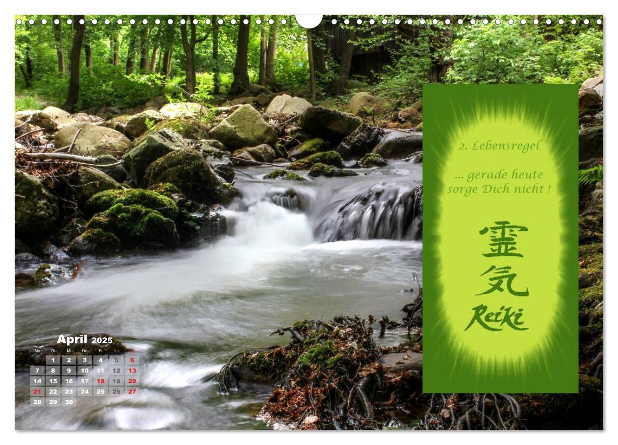 Bild: 9783435602254 | REIKI - Chakrameditation (Wandkalender 2025 DIN A3 quer), CALVENDO...