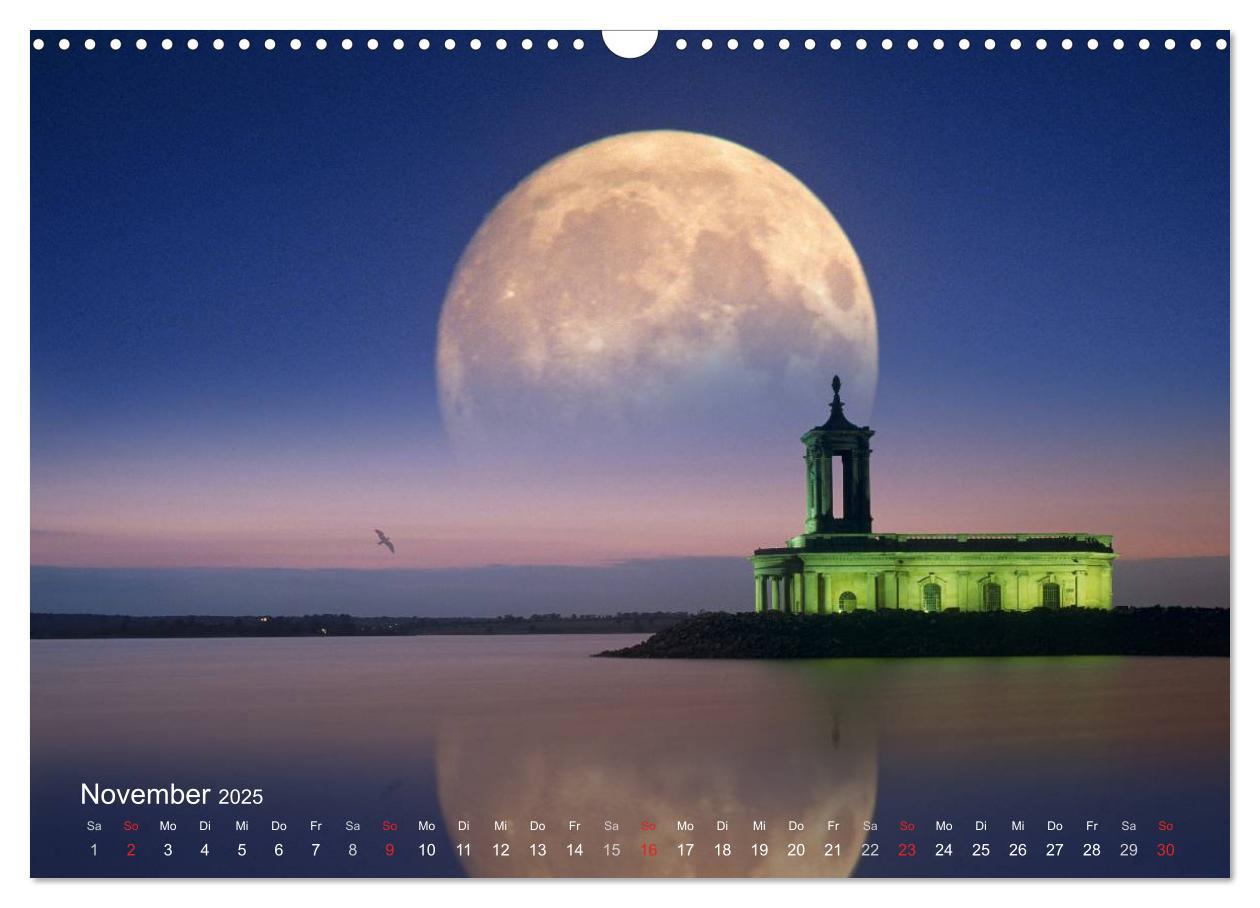 Bild: 9783435645107 | Mondnacht (Wandkalender 2025 DIN A3 quer), CALVENDO Monatskalender