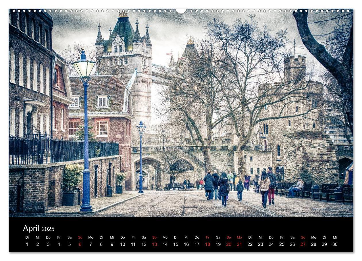 Bild: 9783435479191 | London an der Themse (hochwertiger Premium Wandkalender 2025 DIN A2...