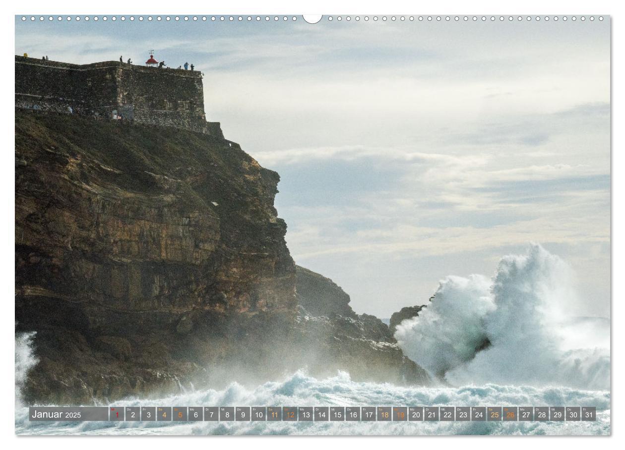 Bild: 9783457199527 | OCEAN POWER - Die Riesenwellen von Nazaré (Wandkalender 2025 DIN A2...