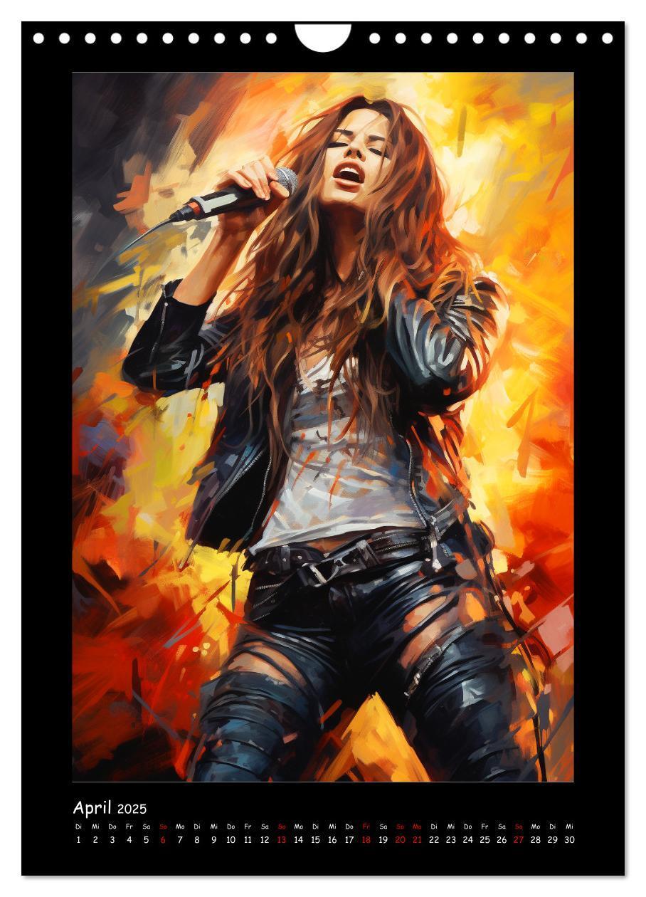 Bild: 9783435859559 | Heavy Metal-Queens. Wilde Rock- und Metal-Girl Paintings...