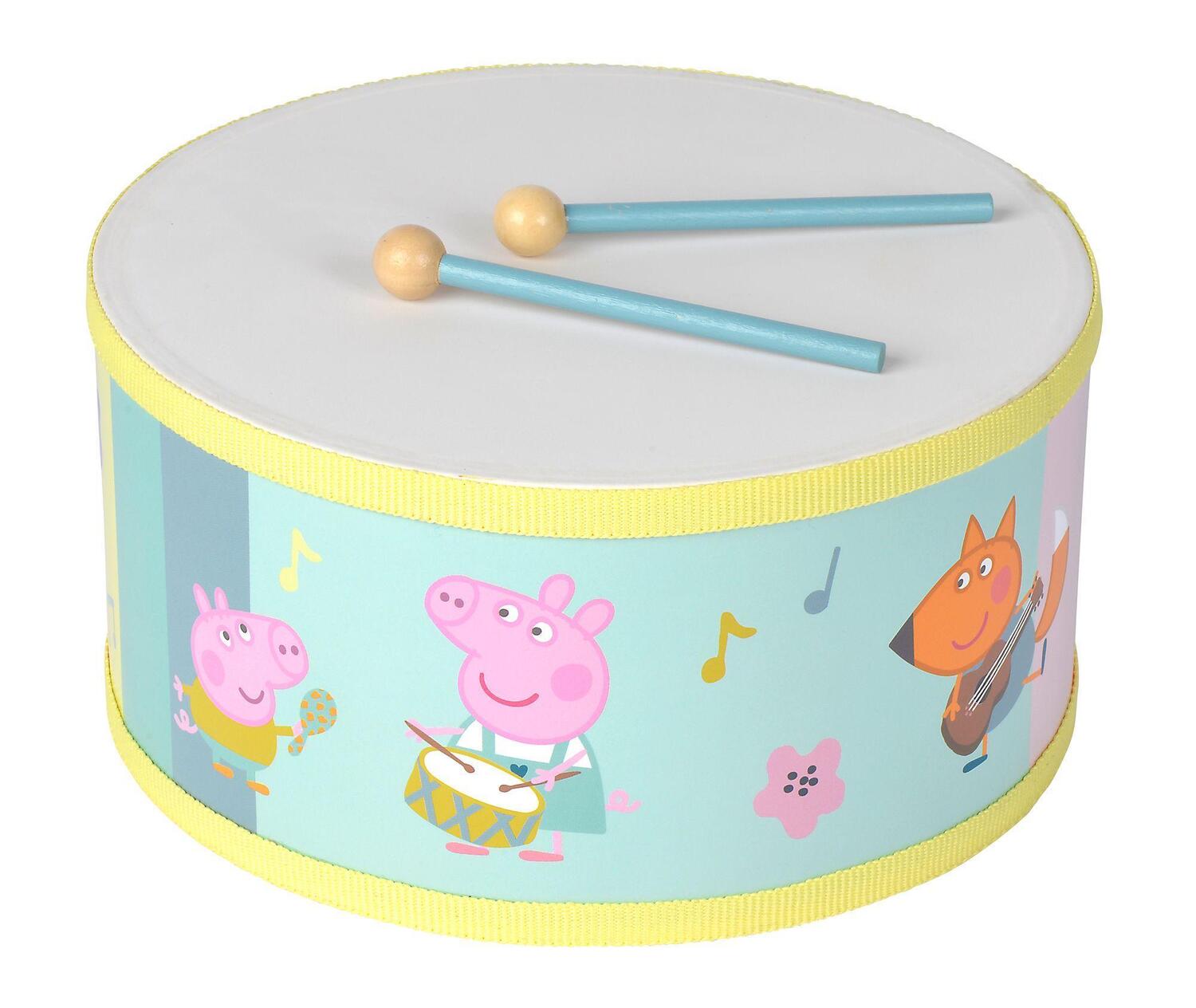 Bild: 4003046010527 | Peppa Pig Trommel 20cm | Spiel | Deutsch | 2023 | Eichhorn