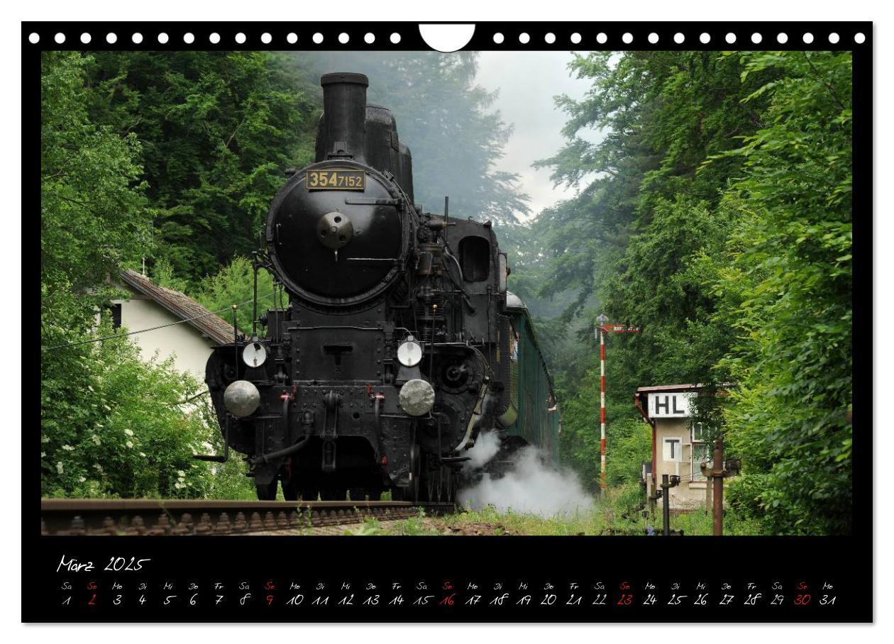 Bild: 9783435639014 | Faszination Dampflokomotive (Wandkalender 2025 DIN A4 quer),...