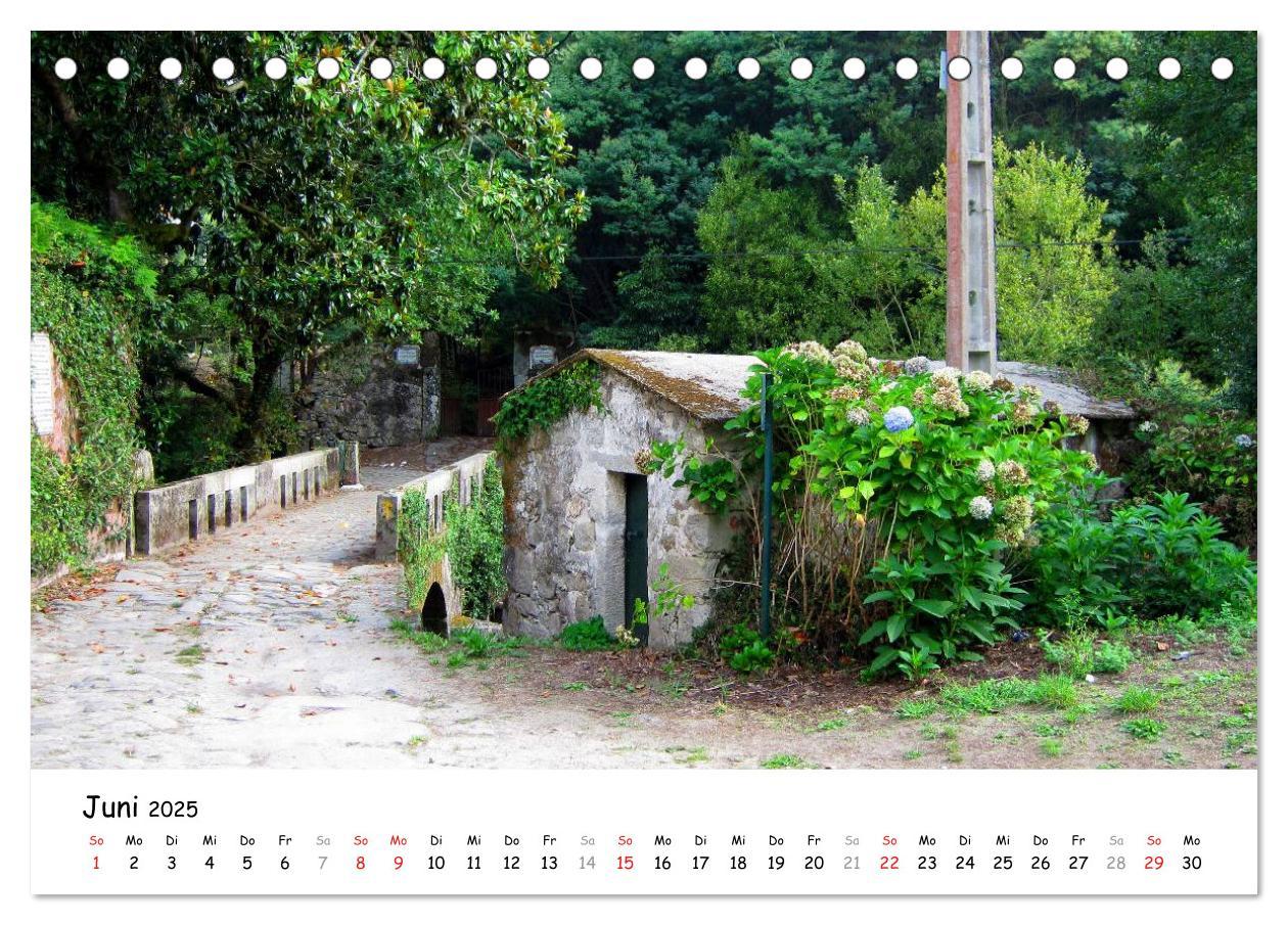 Bild: 9783435557059 | Jakobsweg - Camino Portugues (Tischkalender 2025 DIN A5 quer),...