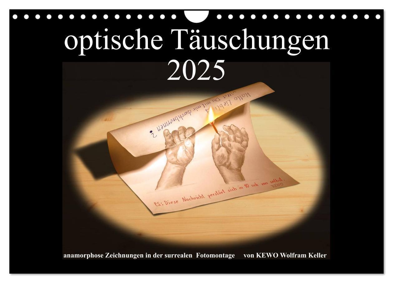 Cover: 9783435710690 | optische Täuschungen 2025 (Wandkalender 2025 DIN A4 quer), CALVENDO...