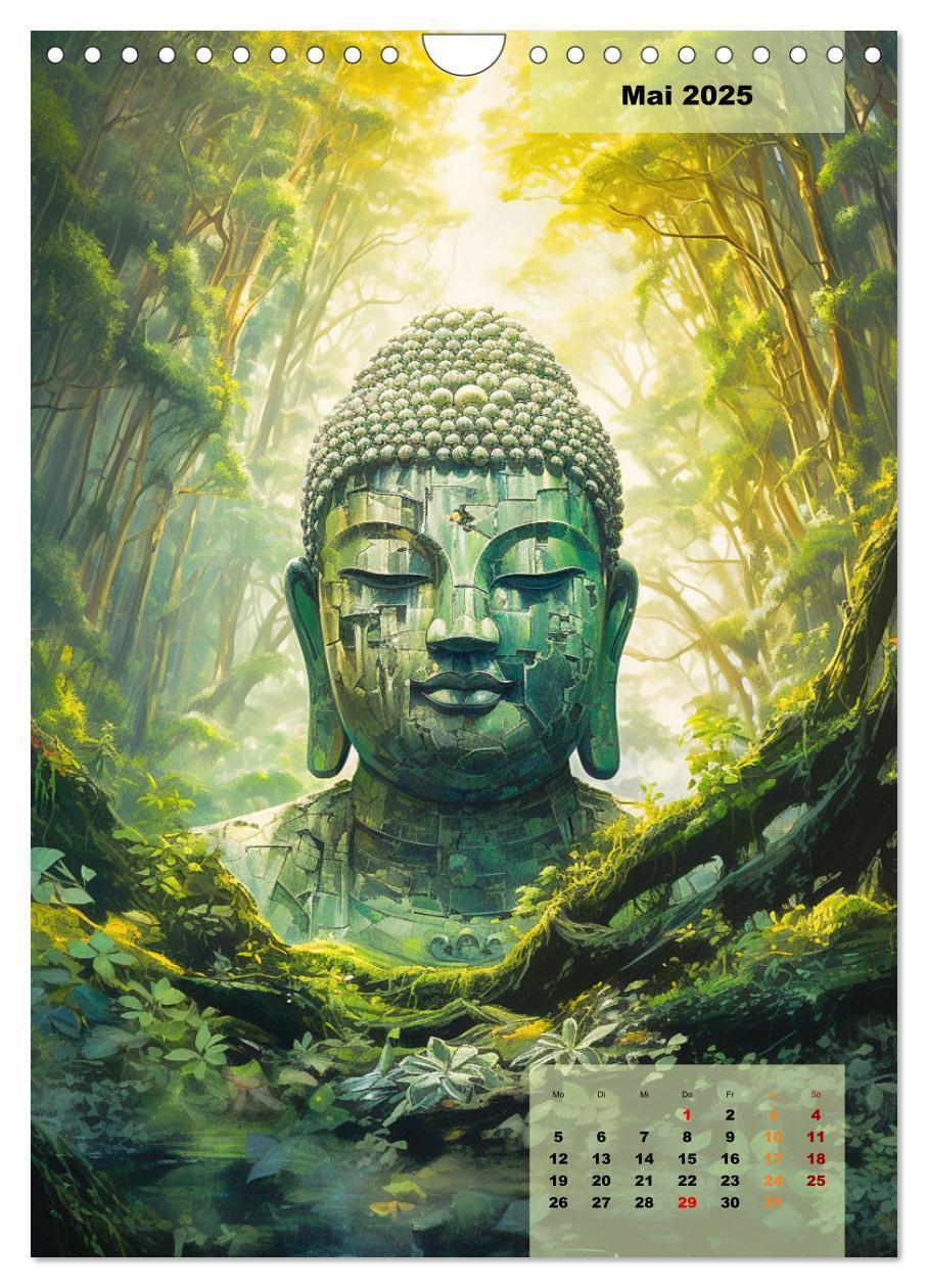 Bild: 9783435854455 | Jade Buddha - Finde die innere Mitte (Wandkalender 2025 DIN A4...