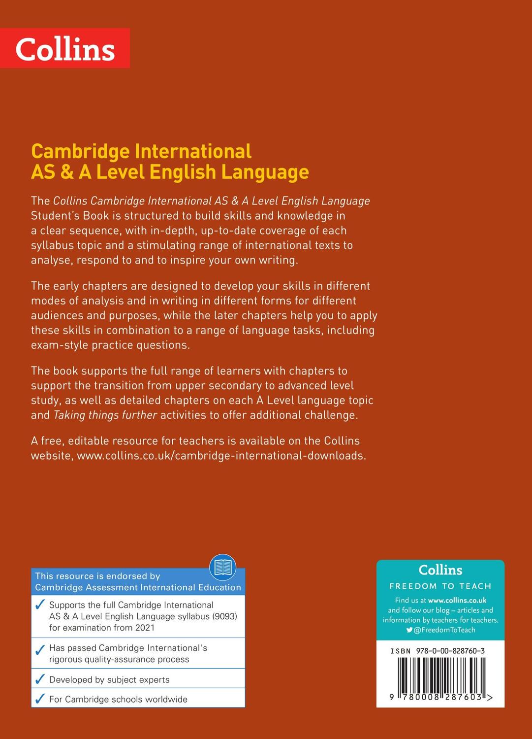 Rückseite: 9780008287603 | Cambridge International Examinations - Cambridge International as...