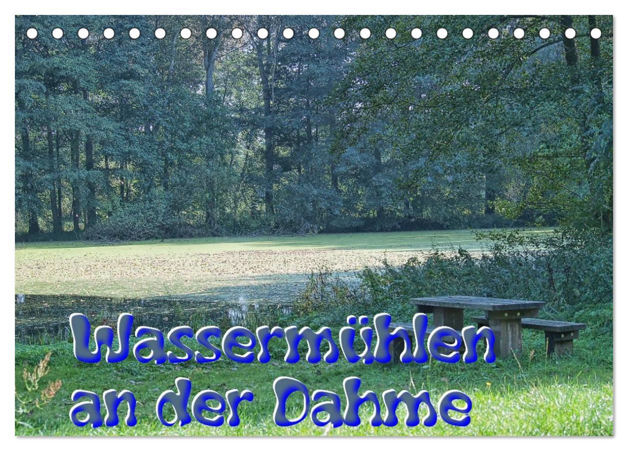 Cover: 9783435761951 | Wassermühlen an der Dahme (Tischkalender 2025 DIN A5 quer),...