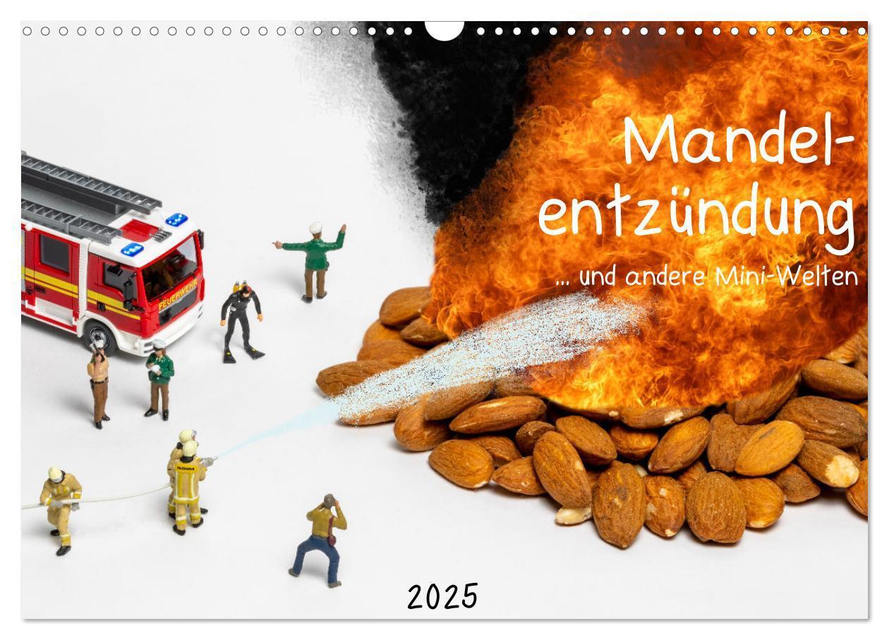 Cover: 9783383863509 | Mandelentzündung ... und andere Mini-Welten (Wandkalender 2025 DIN...