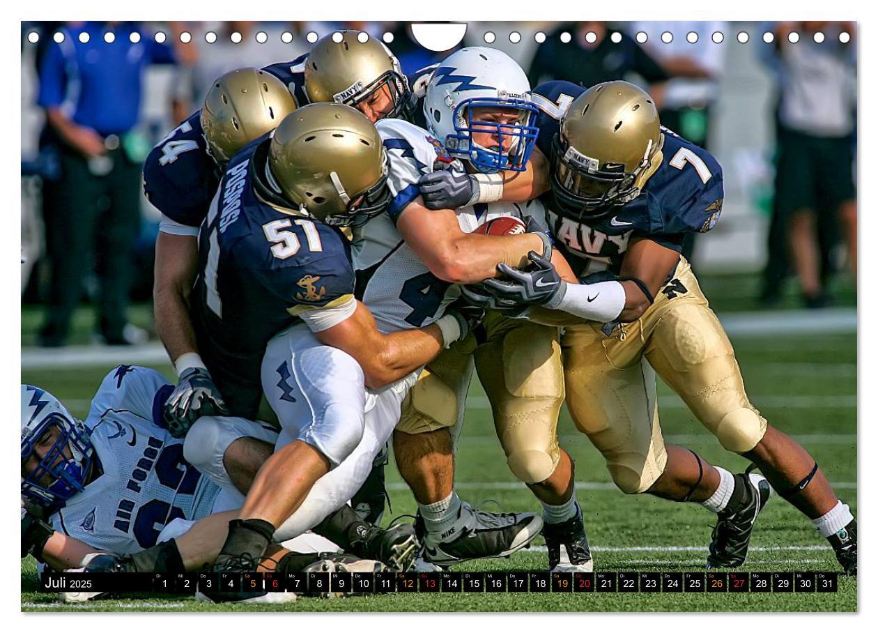 Bild: 9783435597024 | Kraft und Taktik - American Football (Wandkalender 2025 DIN A4...