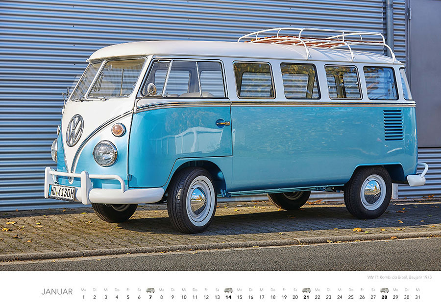 Bild: 9783966646826 | Kalender Bus-Feeling 2024 | Die schönste Modelle des Klassikers | 2024