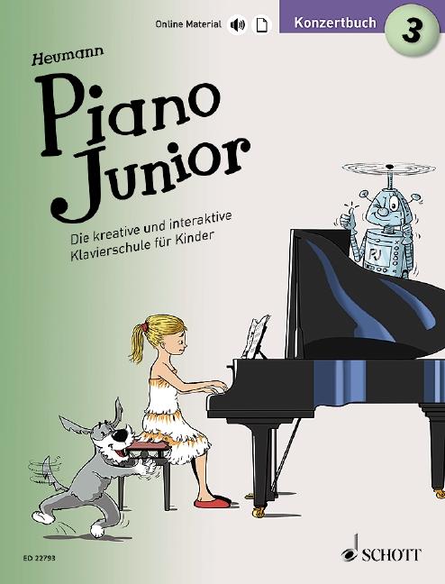 Cover: 9783795706166 | Piano Junior: Konzertbuch 3 | Hans-Günter Heumann | Broschüre | 40 S.