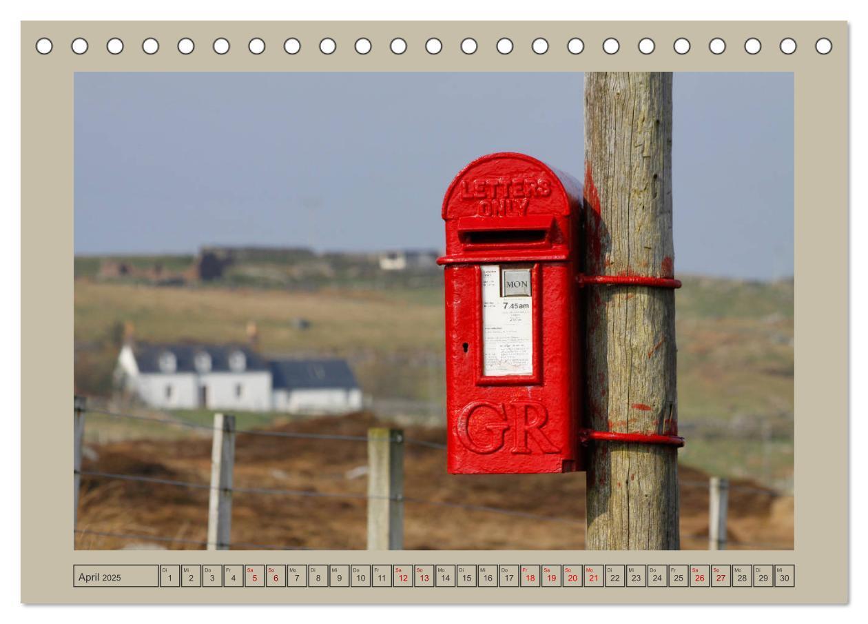 Bild: 9783435169801 | Sie haben Post - Briefkästen in Schottland (Tischkalender 2025 DIN...