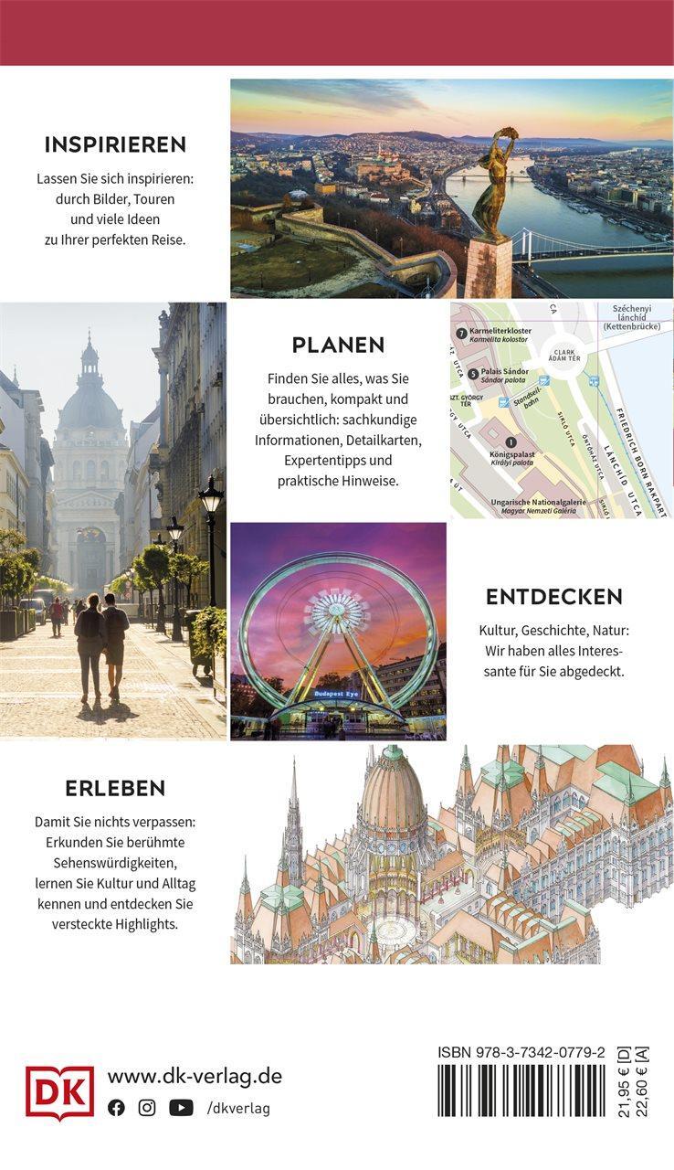 Rückseite: 9783734207792 | Vis-à-Vis Reiseführer Budapest | DK Verlag - Reise | Taschenbuch