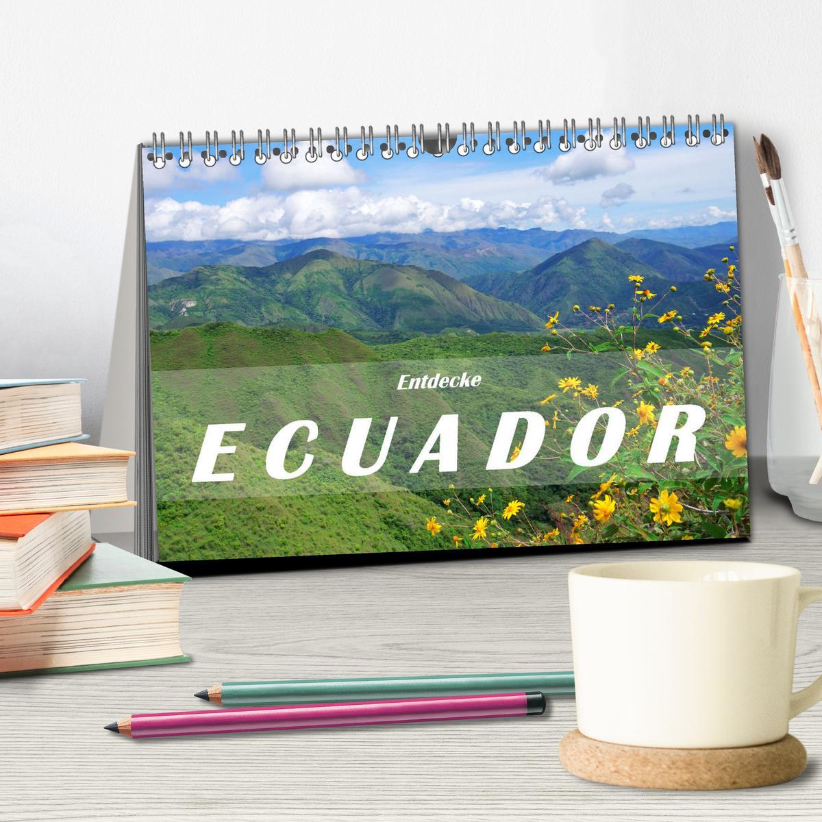 Bild: 9783435417957 | Entdecke Ecuador (Tischkalender 2025 DIN A5 quer), CALVENDO...