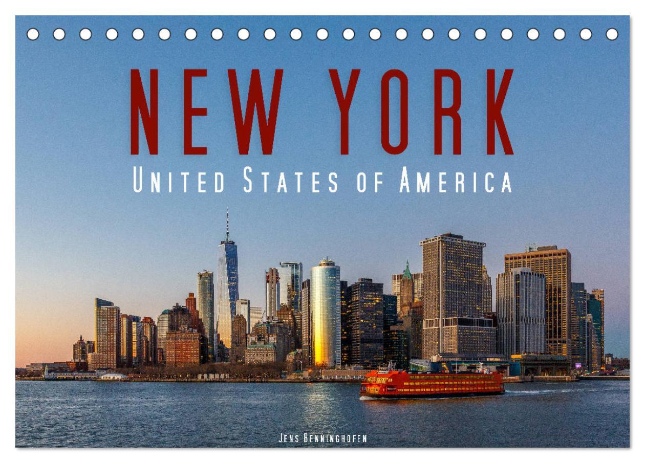 Cover: 9783435242054 | New York - United States of America (Tischkalender 2025 DIN A5...