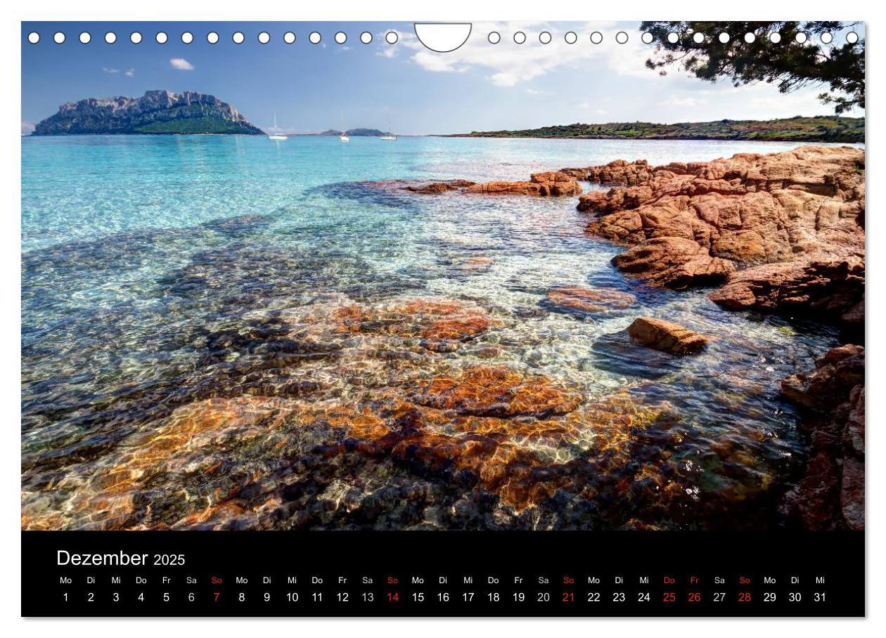 Bild: 9783435744510 | Sardinien (Wandkalender 2025 DIN A4 quer), CALVENDO Monatskalender