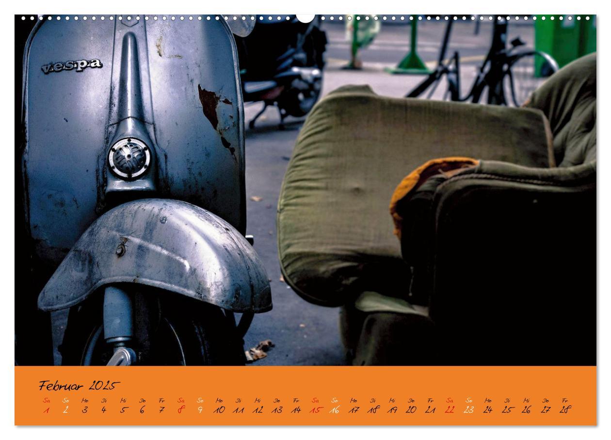 Bild: 9783383976964 | Vespa Liebe (Wandkalender 2025 DIN A2 quer), CALVENDO Monatskalender