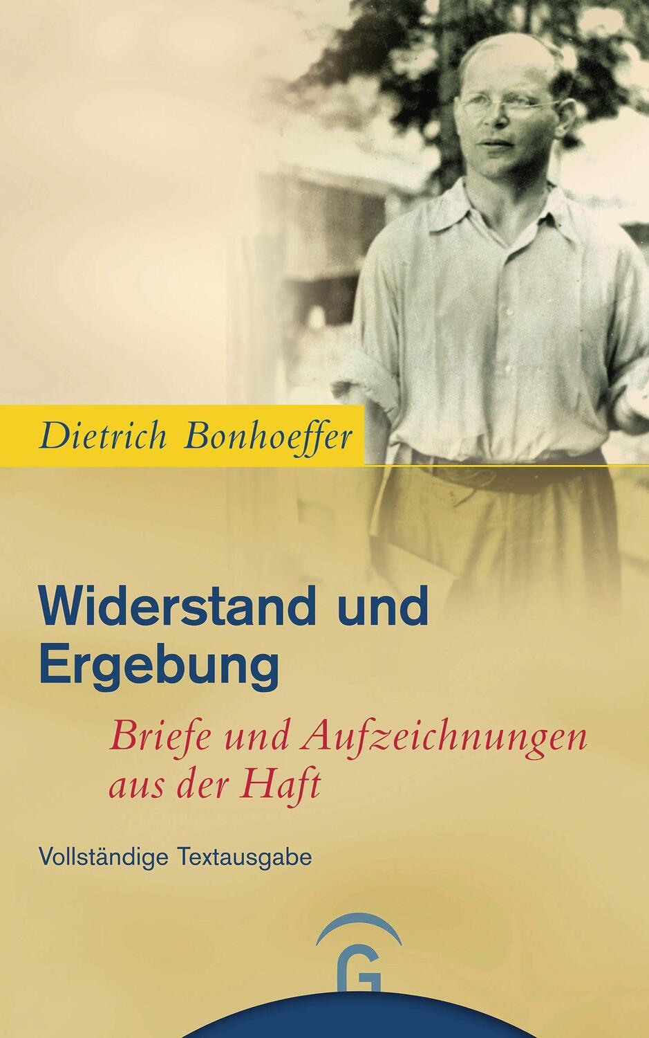 Cover: 9783579071190 | Widerstand und Ergebung | Briefe und Aufzeichnungen aus der Haft