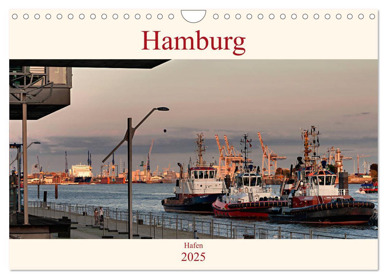 Cover: 9783435293902 | Hamburg Hafen (Wandkalender 2025 DIN A4 quer), CALVENDO Monatskalender