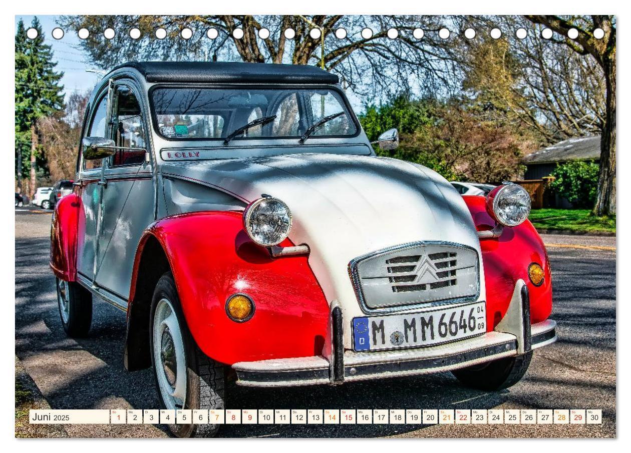 Bild: 9783435470013 | Citroën 2CV - geliebte Ente (Tischkalender 2025 DIN A5 quer),...