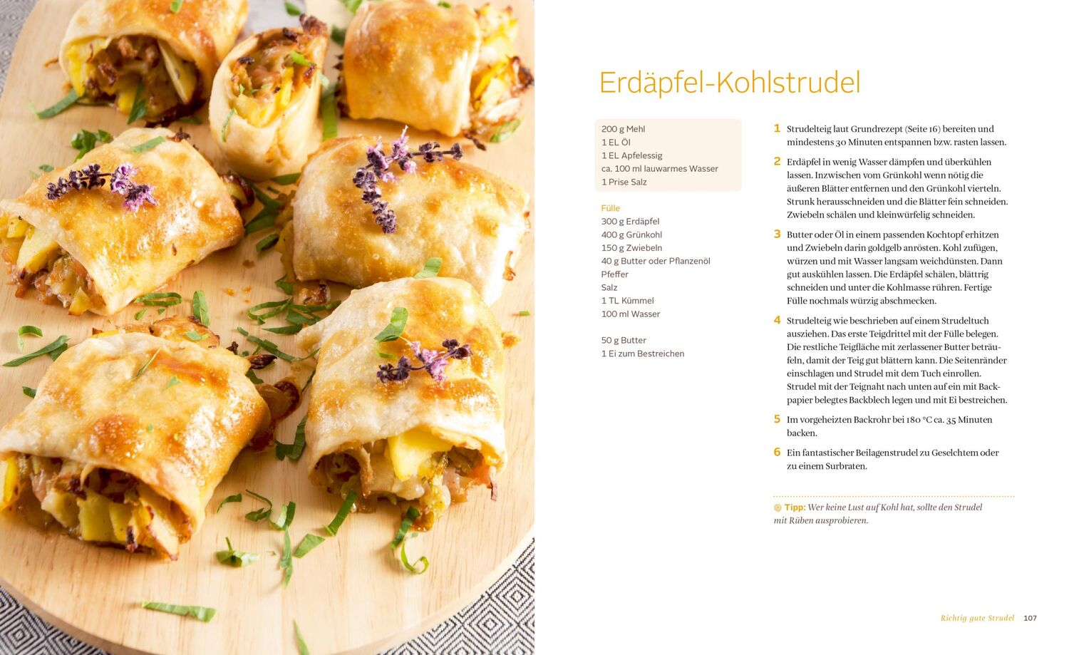 Bild: 9783706626156 | Richtig gute Strudel | Die besten Rezepte zum Selbermachen | Lipp