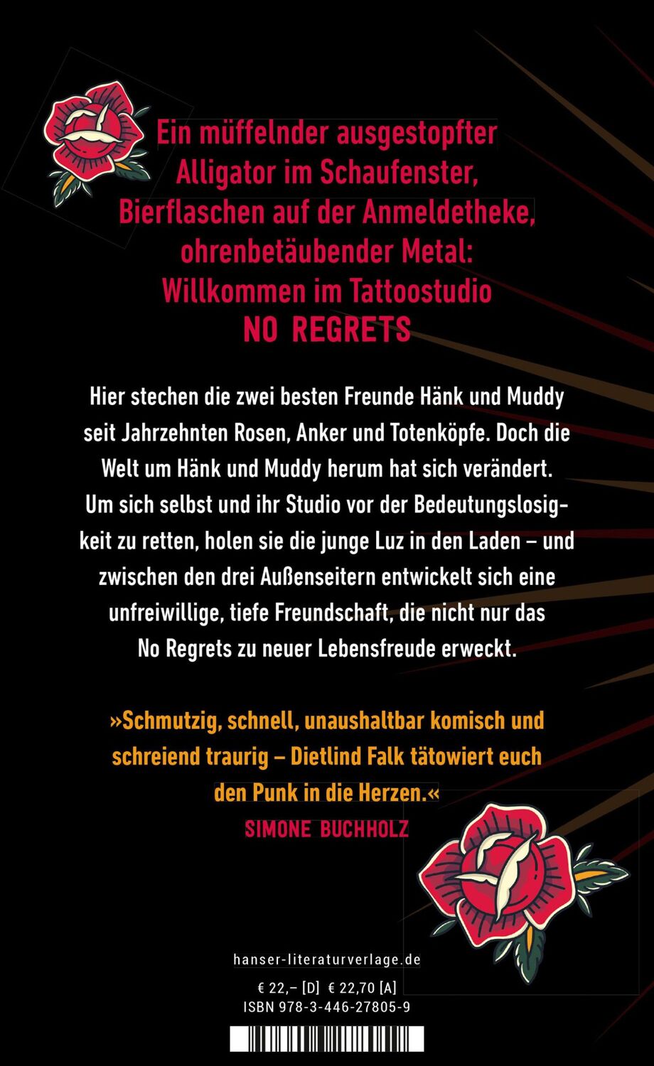 Bild: 9783446278059 | No Regrets | Roman | Dietlind Falk | Buch | 224 S. | Deutsch | 2023