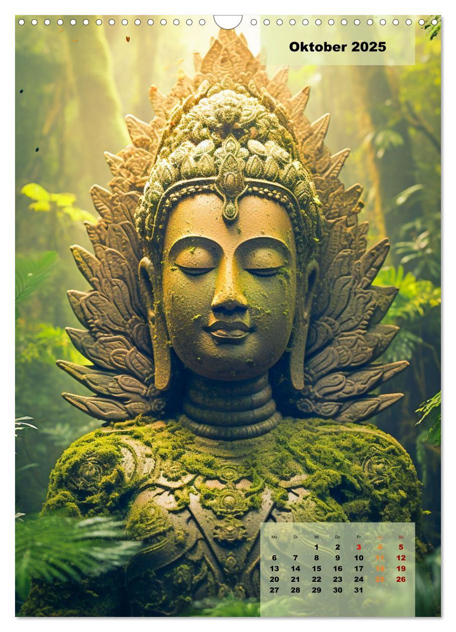 Bild: 9783435857159 | Jade Buddha - Finde die innere Mitte (Wandkalender 2025 DIN A3...