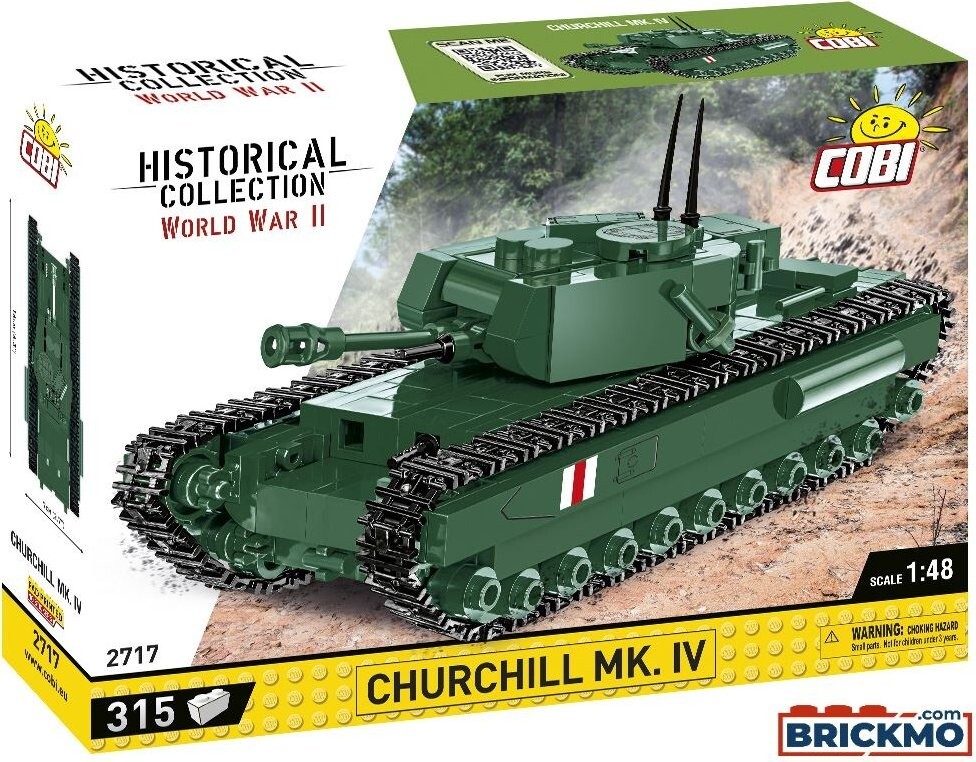 Cover: 5902251027179 | COBI Historical Collection 2717 - WWII Churchill MK.IV, Panzer,...