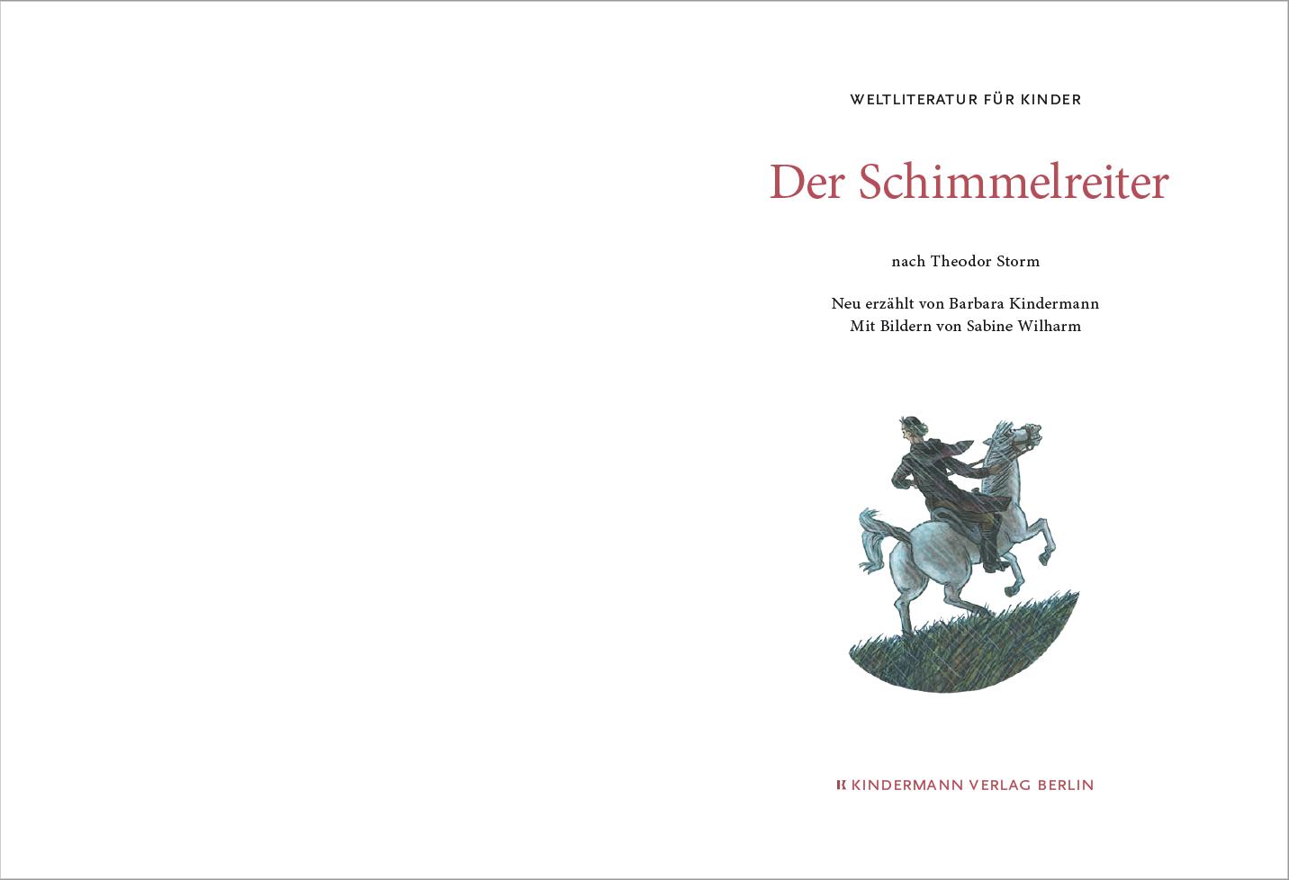 Bild: 9783934029705 | Der Schimmelreiter | nach Theodor Storm | Barbara Kindermann | Buch